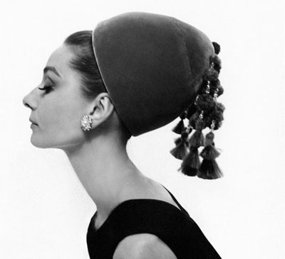 Audrey Hepburn Black and White Hat Portrait, audrey hepburn, portrait, photography, art, hat, black hat